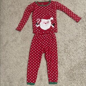Carter's Red and White Santa Pajama Set